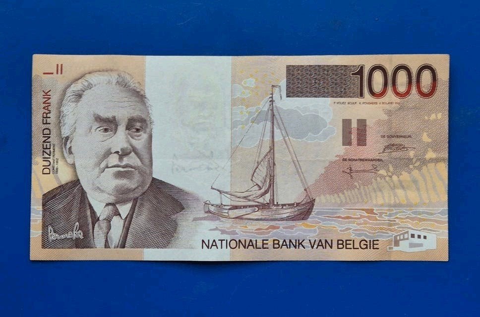 België  1000 Francs 1997  Permeke, Postzegels en Munten, Bankbiljetten | België, Ophalen of Verzenden, Los biljet