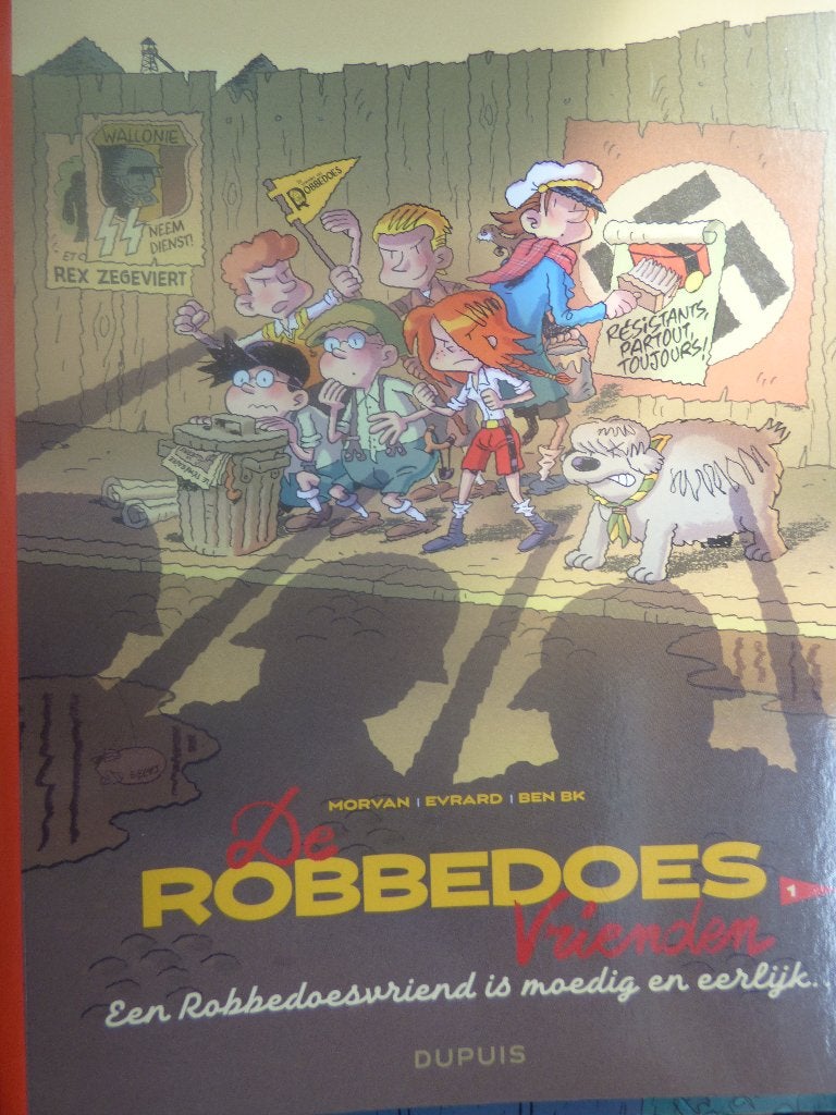 de robbedoes vrienden , robbedoes is moedig en eerlijk, Boeken, Stripverhalen, Ophalen of Verzenden