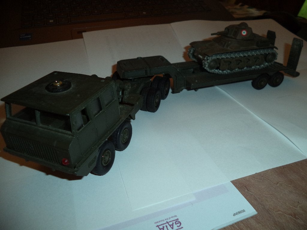 Solido Berliet T12+ Tank Renault R35, Ophalen of Verzenden
