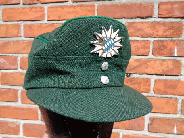 Oude Duitse politie pet jaren 80, Ophalen of Verzenden, Overige soorten, Helm of Baret