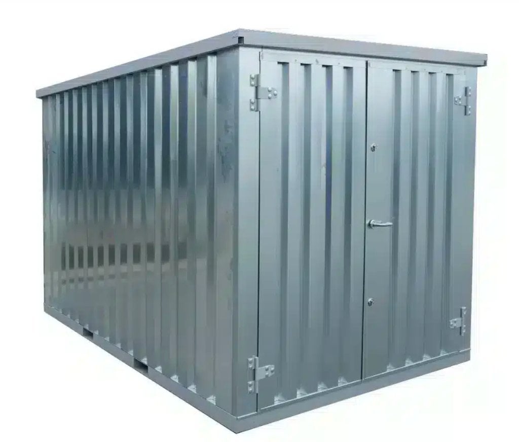 Tuinhuis/demontabele metalen container 3m x 2m, Ophalen, Zo goed als nieuw, Metaal, Overige typen