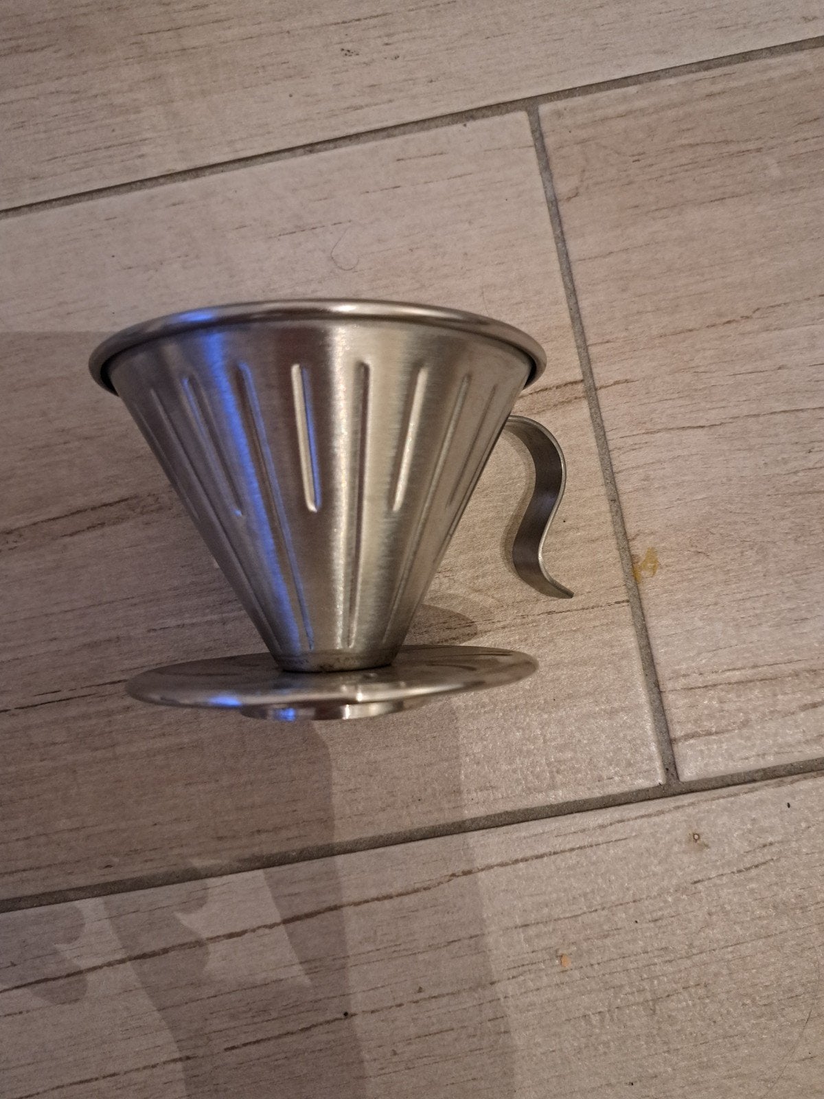 Giet over koffie dripper. Roestvrij staal, Huis en Inrichting, Keuken | Keukenelementen, Ophalen, Zo goed als nieuw