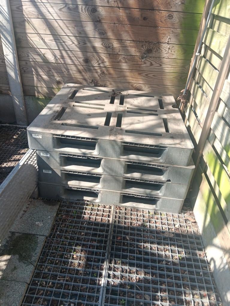 Plasriek paletten, Tuin en Terras, Ophalen