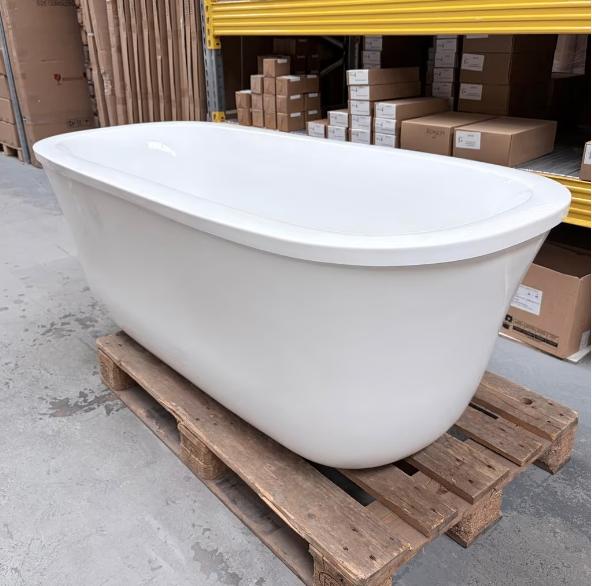 Luxe Vrijstaand Ligbad – Nieuw Design Bad 170/75/60 nr250, Ophalen, Nieuw, Wit