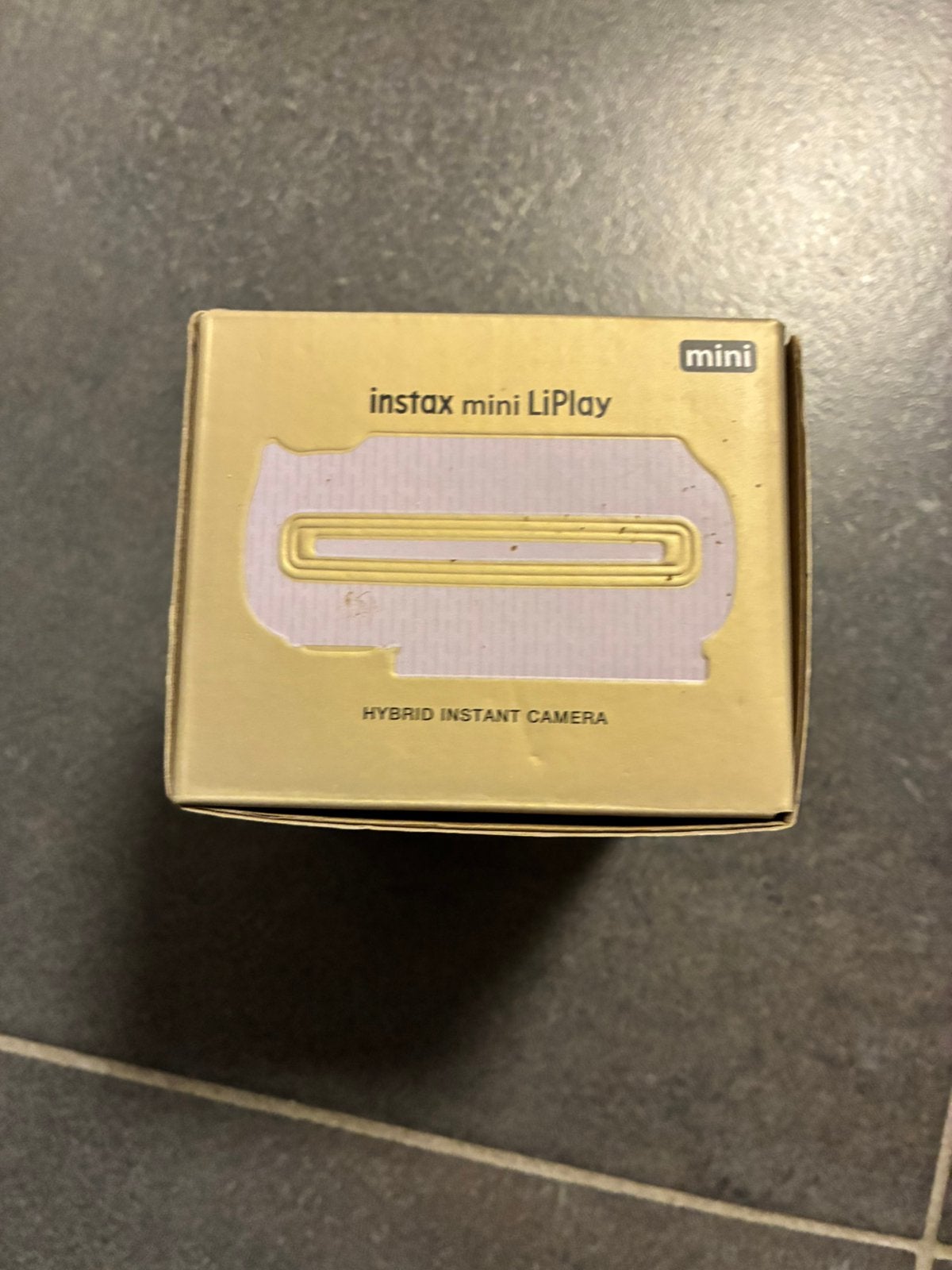Fujifilm Instax Mini LiPlay BeigeGold hybride instantcamera, Ophalen of Verzenden, Fujifilm