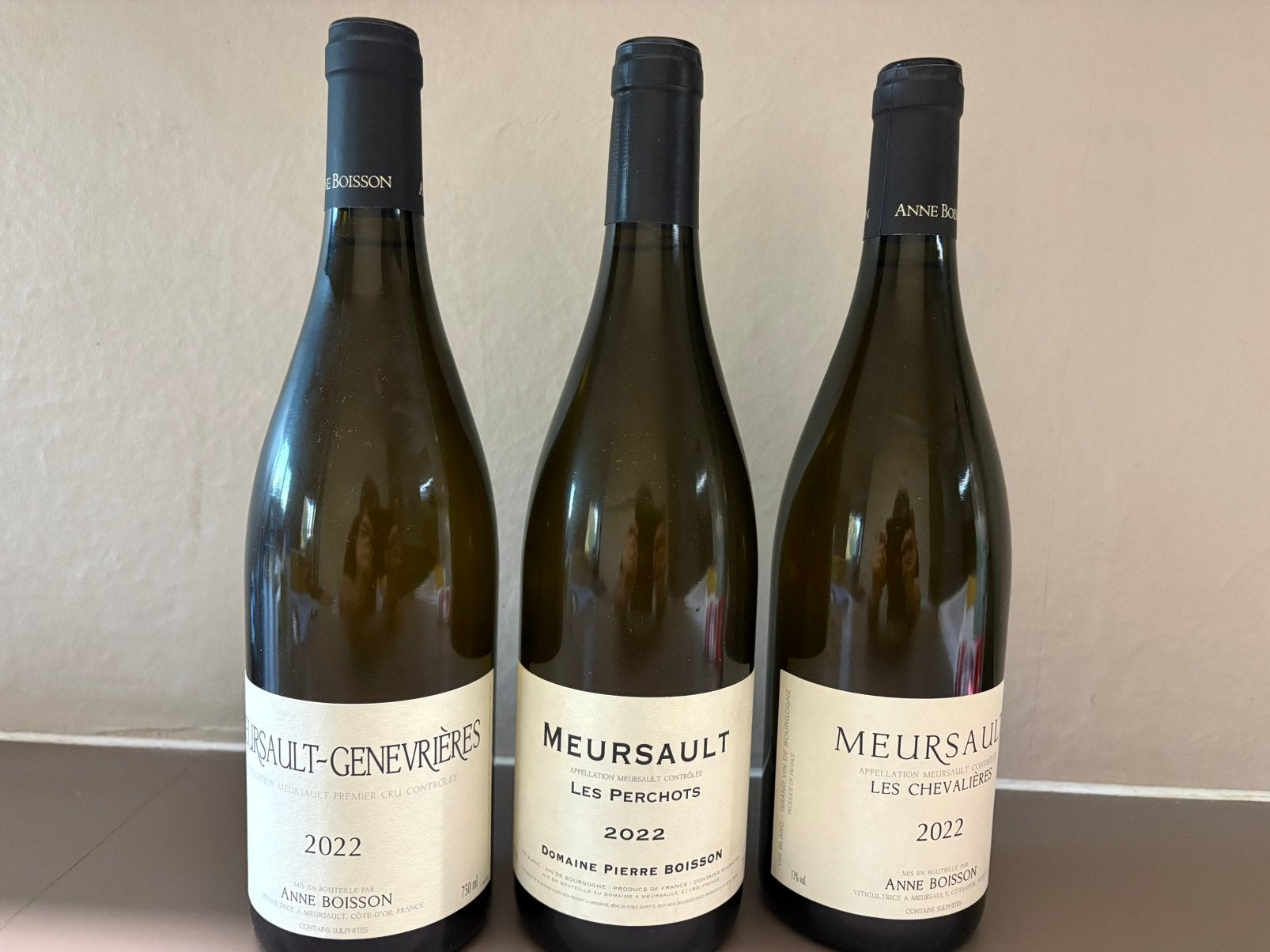 Meursault A et P Boisson 2022, Neuf, Pleine, Vin blanc, Enlèvement