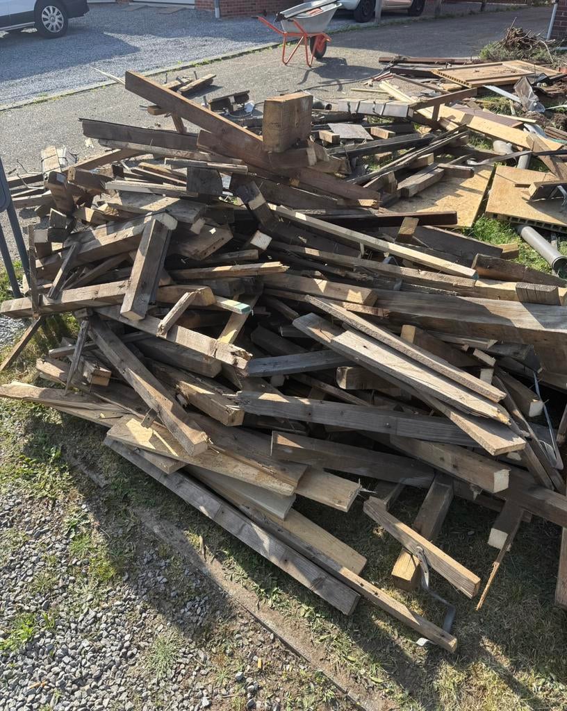 Gratis hout, Tuin en Terras, Brandhout, Ophalen