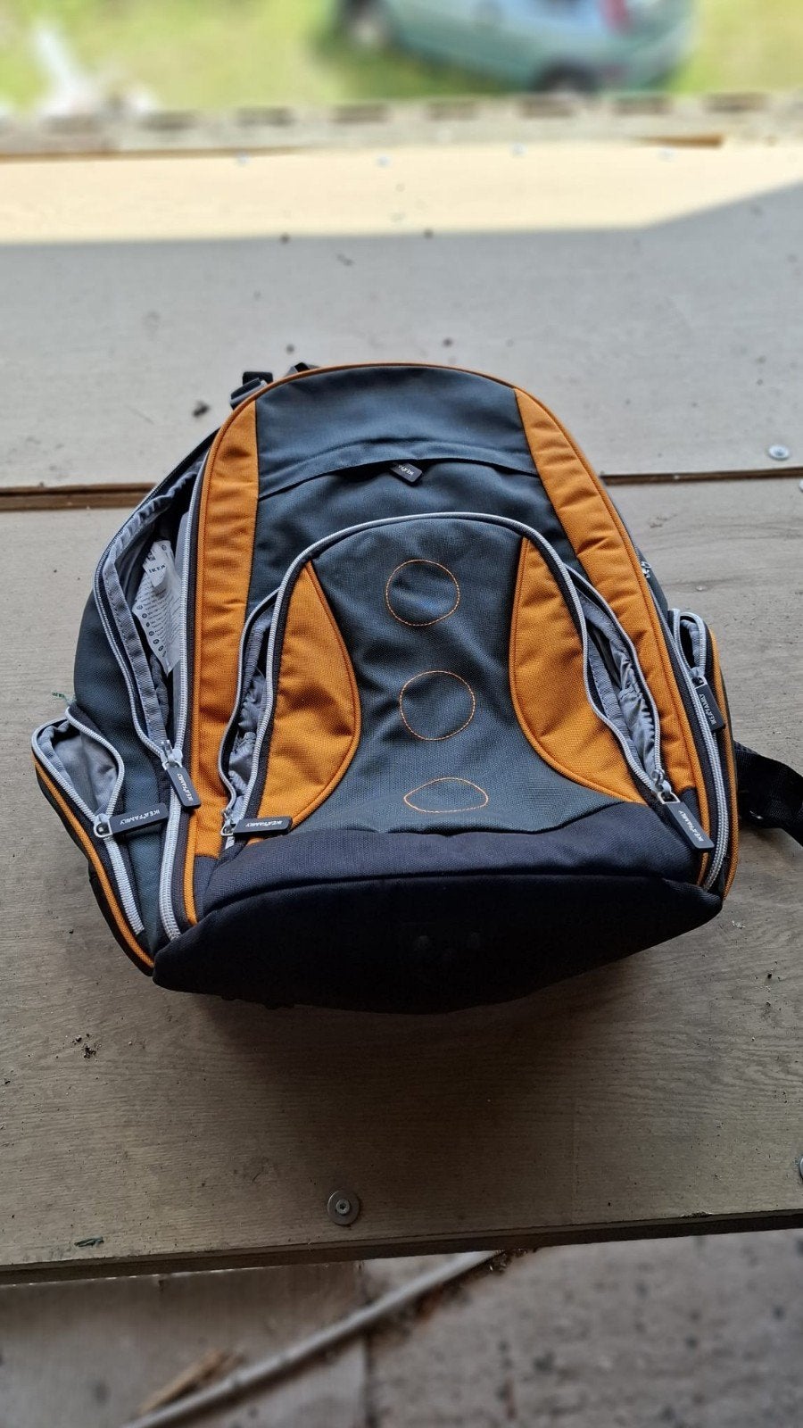 IKEA Family Rugzak / Laptoprugzak – Antraciet & Oranje, Ophalen of Verzenden
