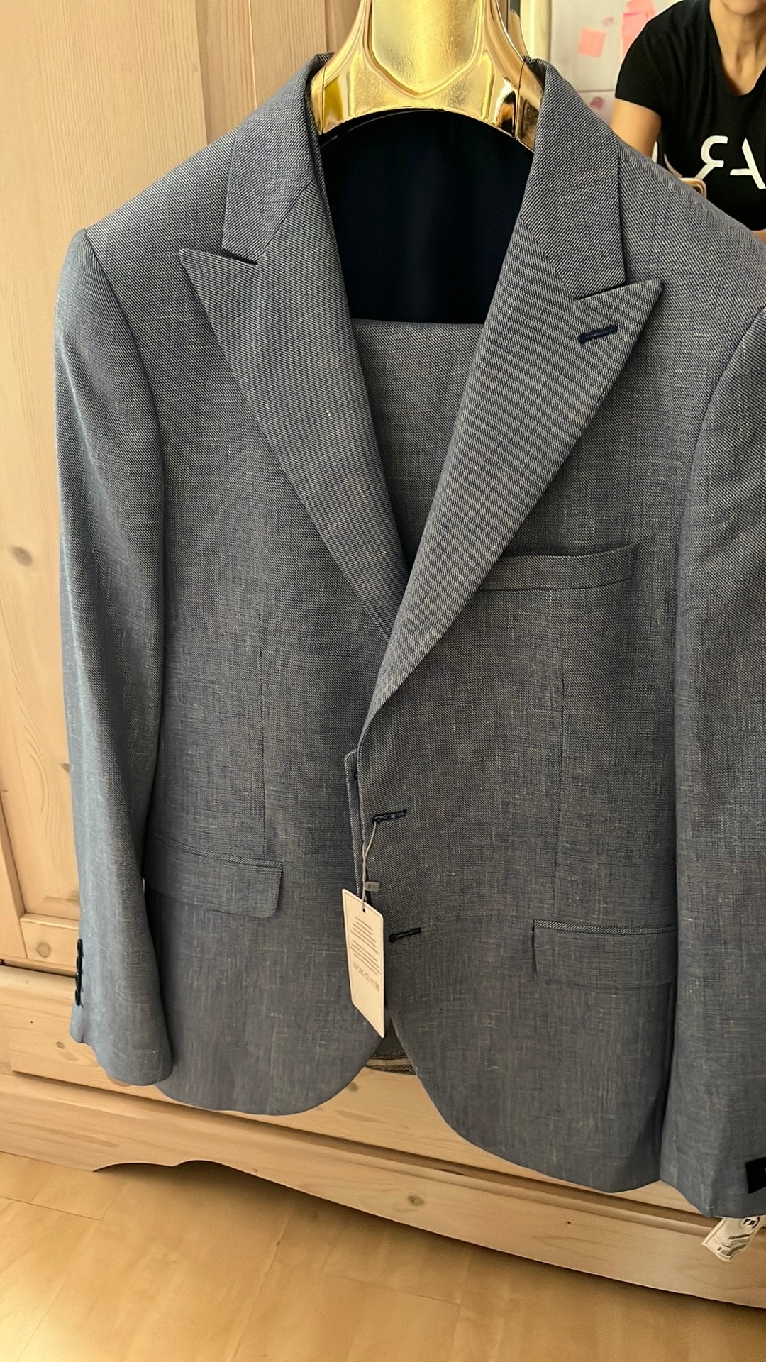 Costume homme, taille 52 Bleu, Ophalen, Nieuw, Maat 52/54 (L), Blauw