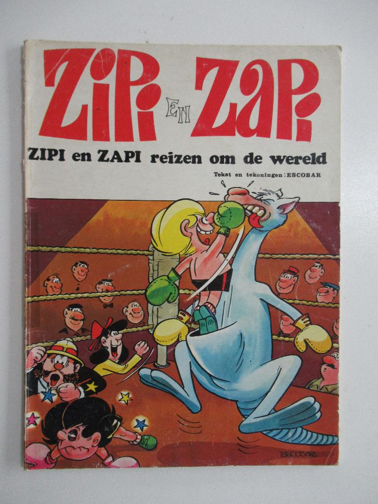 zipi en zapi reizen om de wereld..............1st, Boeken, Stripverhalen, Ophalen of Verzenden, Gelezen