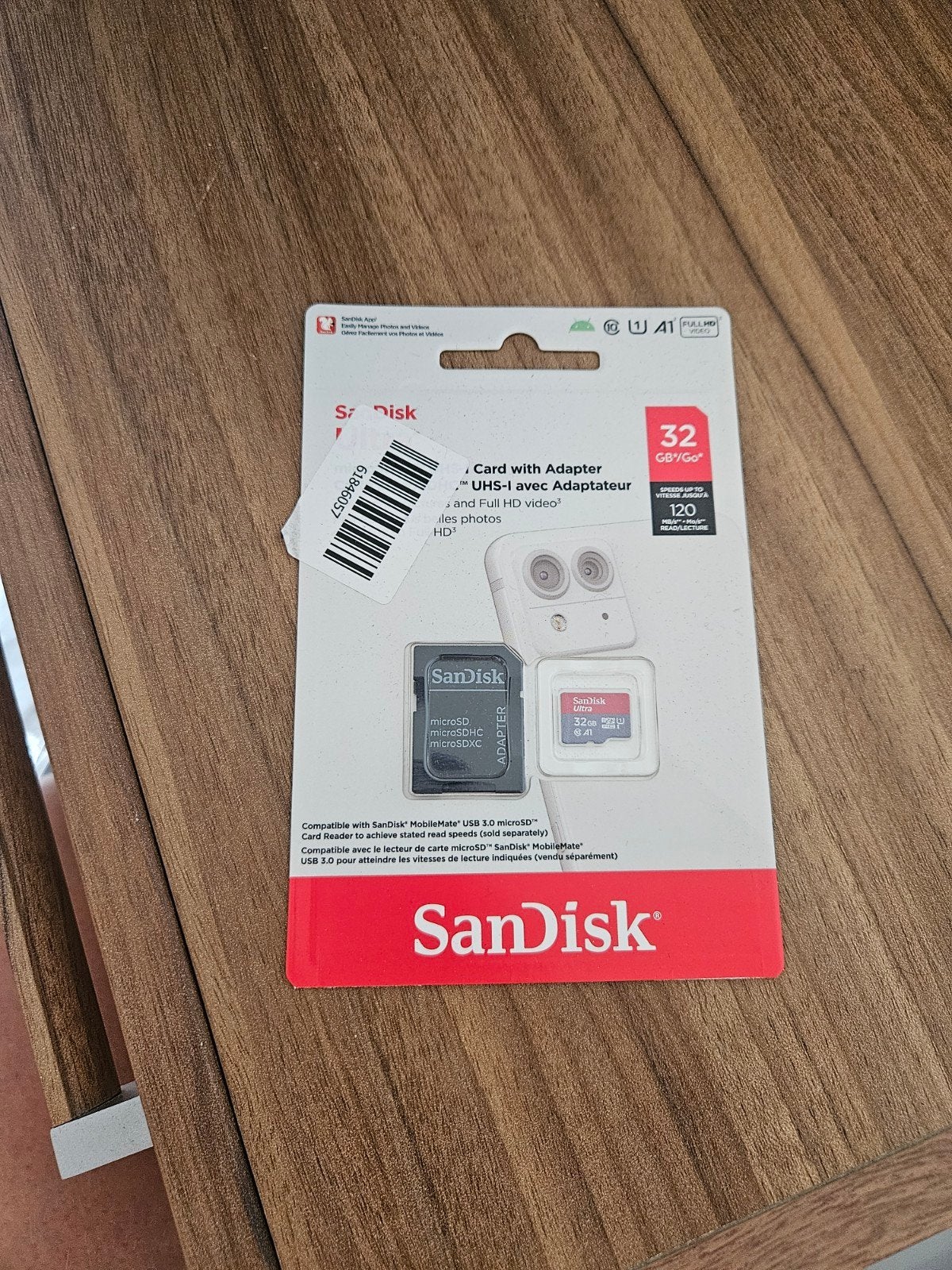 SanDisk Ultra, Enlèvement ou Envoi, MicroSD, SanDisk, 32 GB