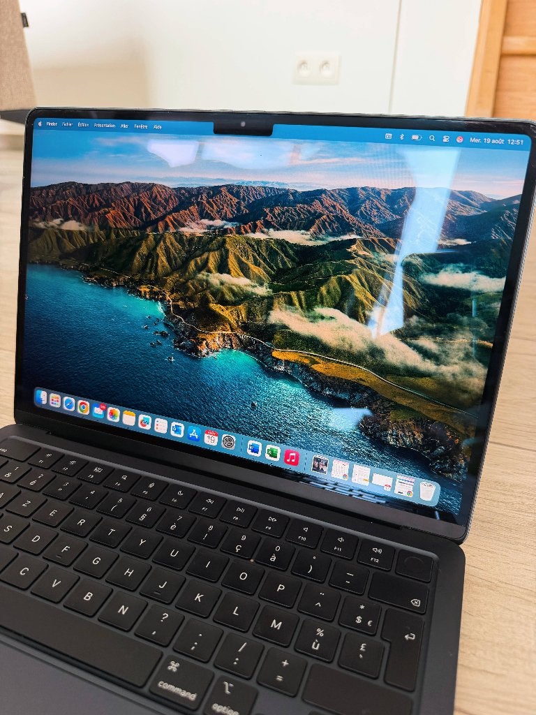 MacBook Air M2 2022 13" – 8 Go / 256 Go – Batterie 98 %, 256 GB, Comme neuf, Azerty, MacBook Air