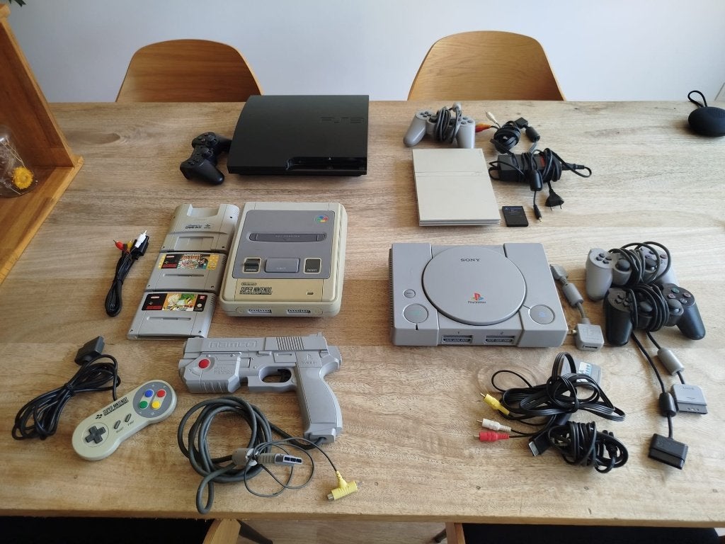 Gameconsoles PS1 PS2 PS3 SNES + GAMES, Ophalen of Verzenden, Overige merken, Gebruikt