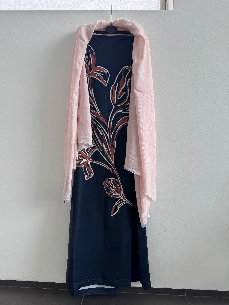 Bustierjurk van Annelien Coorevits met sjaal, Blauw, Nieuw, Cocktailjurk, Ophalen