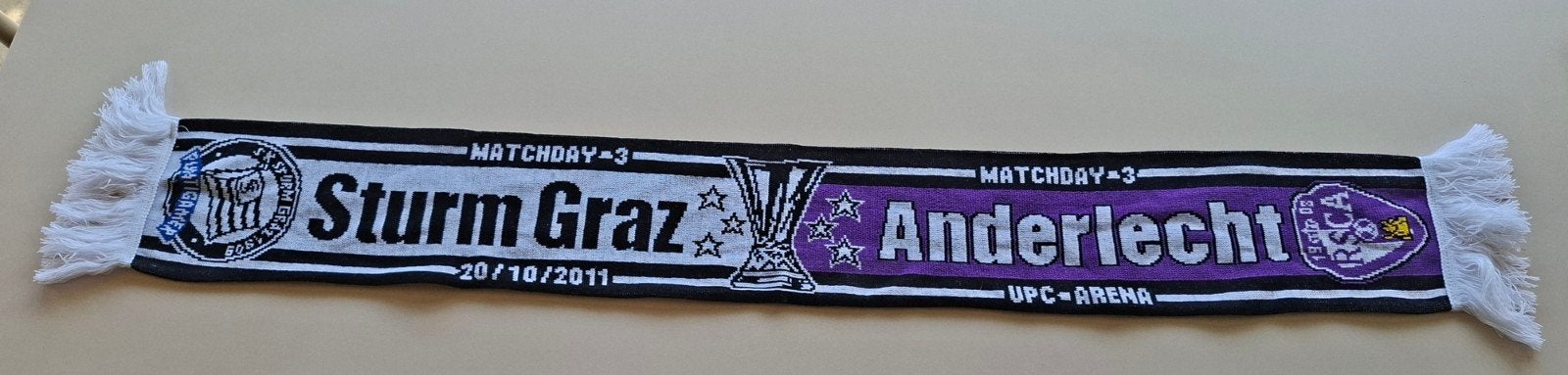 ÉCHARPE RSC ANDERLECHT 2011, Enlèvement ou Envoi