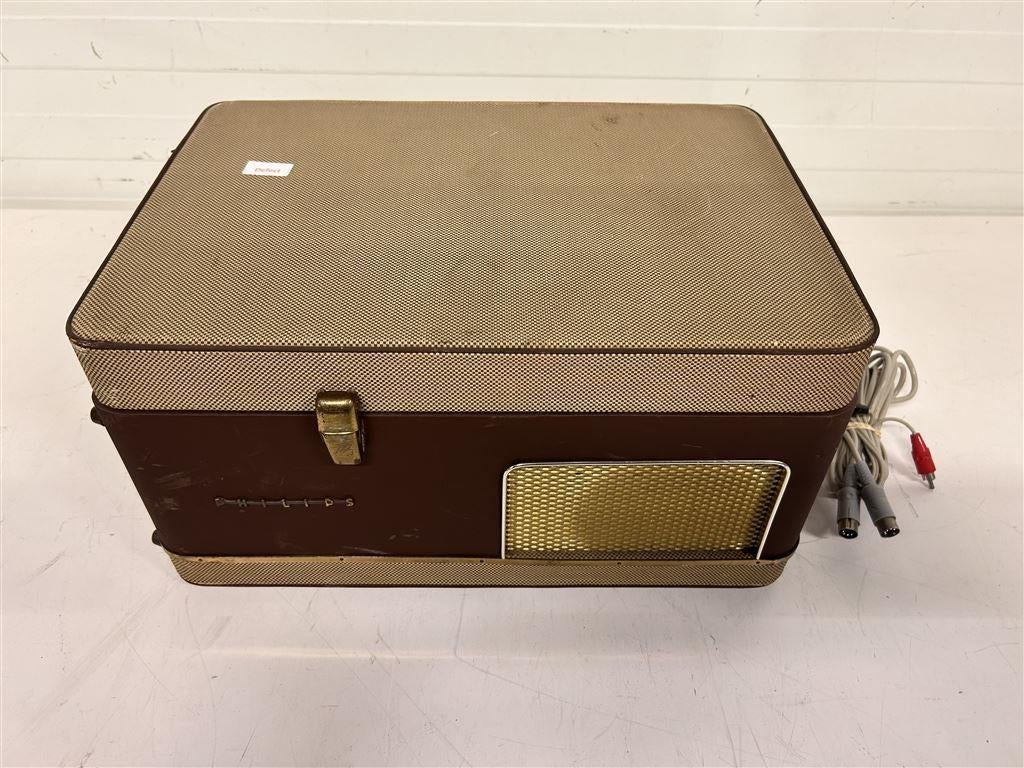 A7293. Phillips oude kofferbandrecorder, 50's, TV, Hi-fi & Vidéo, Enlèvement ou Envoi