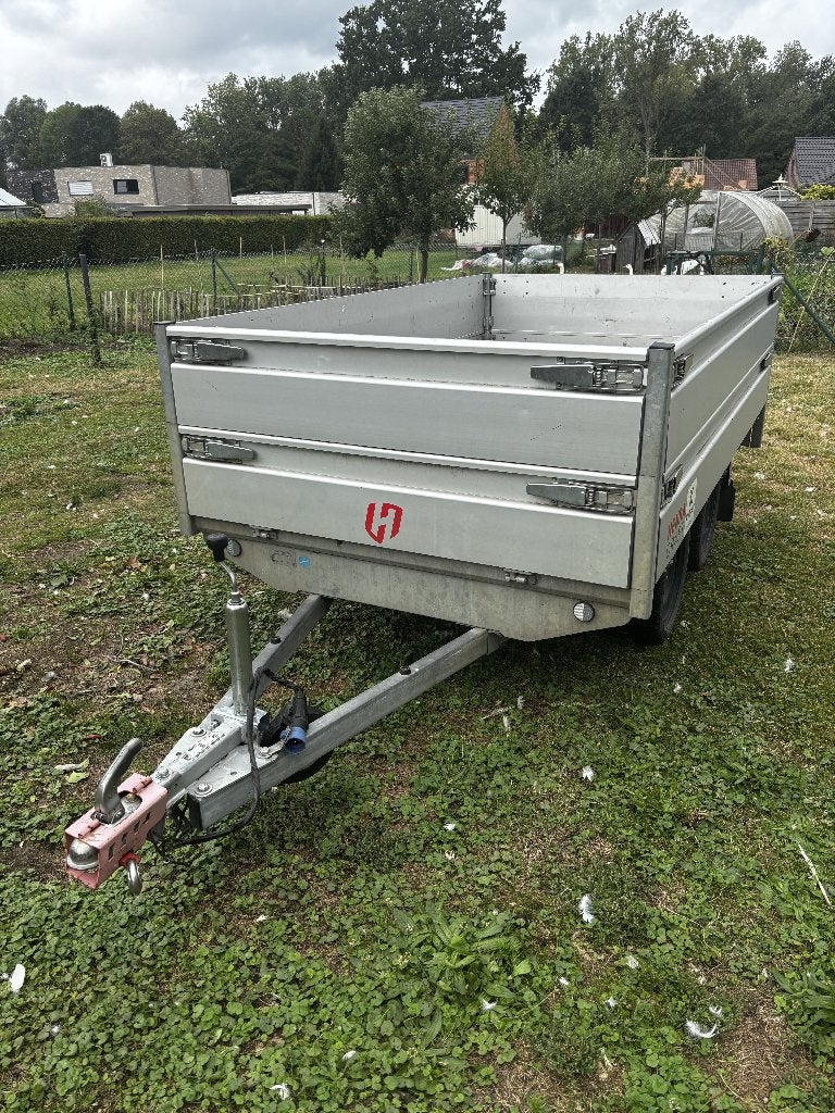 aanhangwagen HENRA dubbel asser, Ophalen, Zo goed als nieuw
