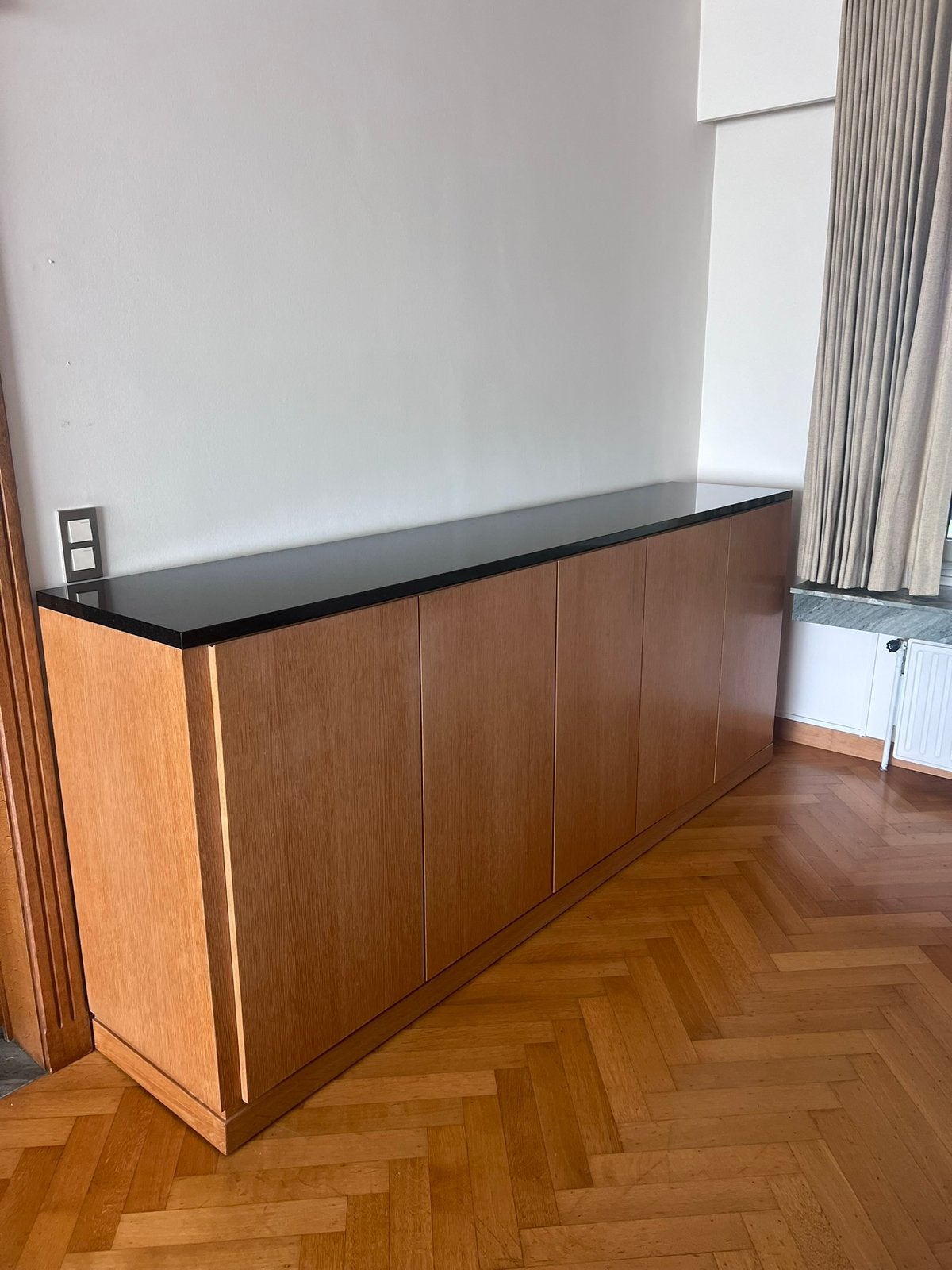 Modern eiken dressoir, 200 cm ou plus, Utilisé, Chêne, Modern