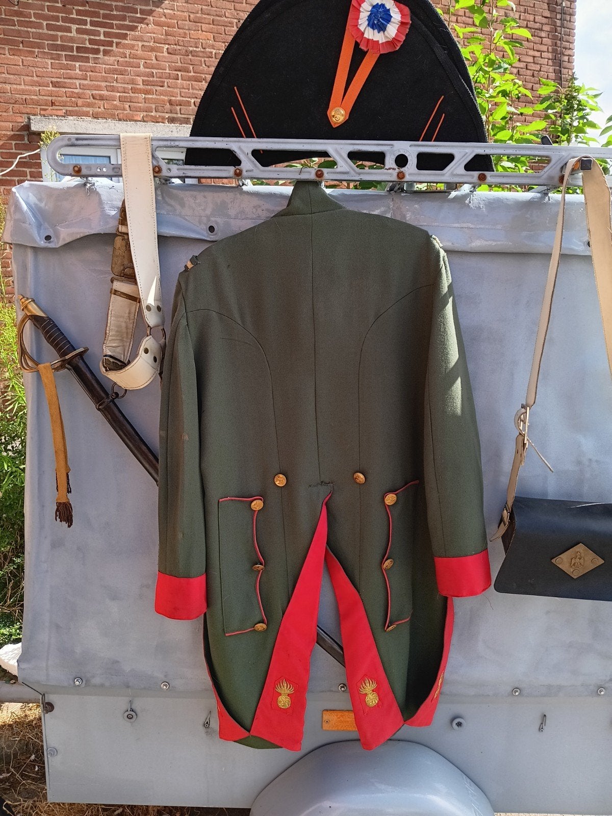 uniforme napoléon de dragon officiers, Ophalen, Gedragen, Maat 56/58 (XL), Accessoires