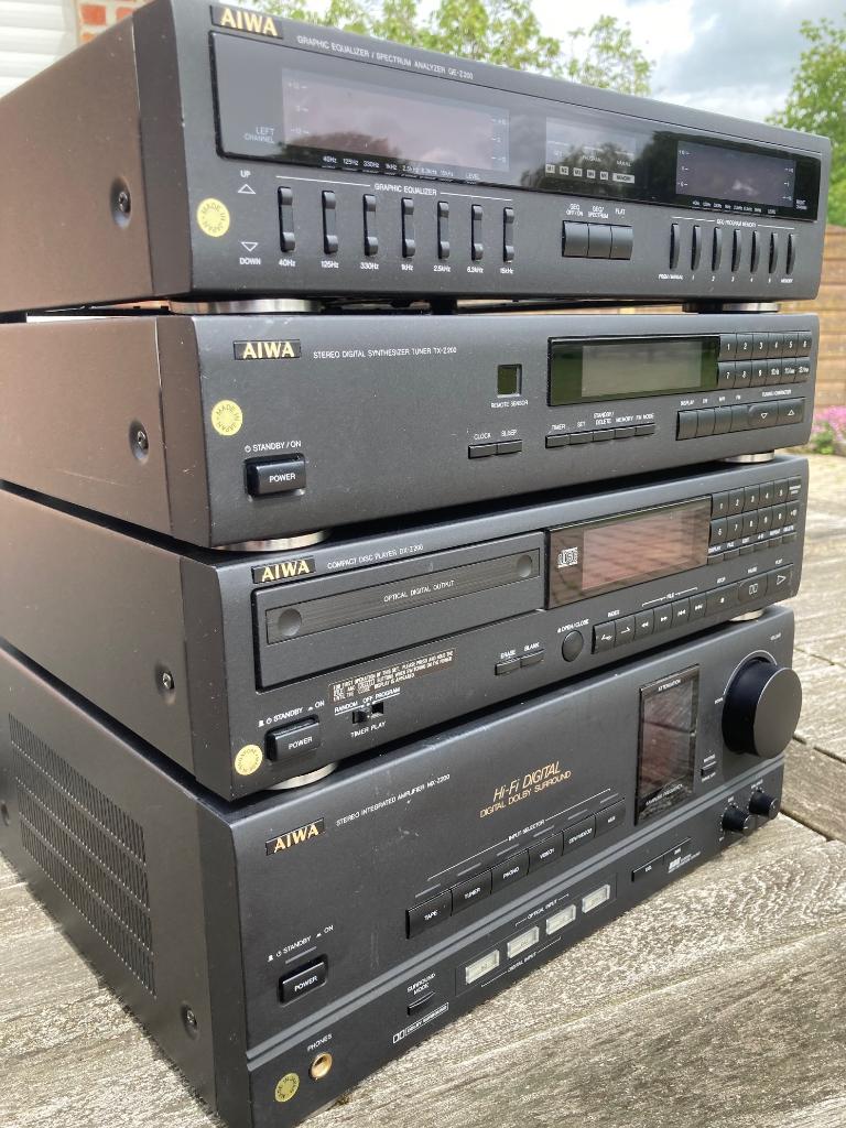 Ensemble de composants séparés Aiwa Hifi, TV, Hi-fi & Vidéo, Enlèvement, Utilisé, Lecteur CD, Connexion MP3