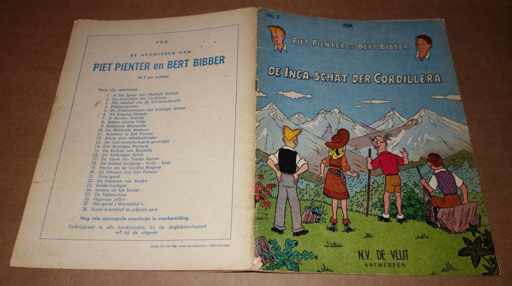 Verzameling Piet Pienter en Bert Bibber - 1e reeks 1960-1973, Boeken, Meerdere stripboeken, Ophalen of Verzenden, Gelezen, POM