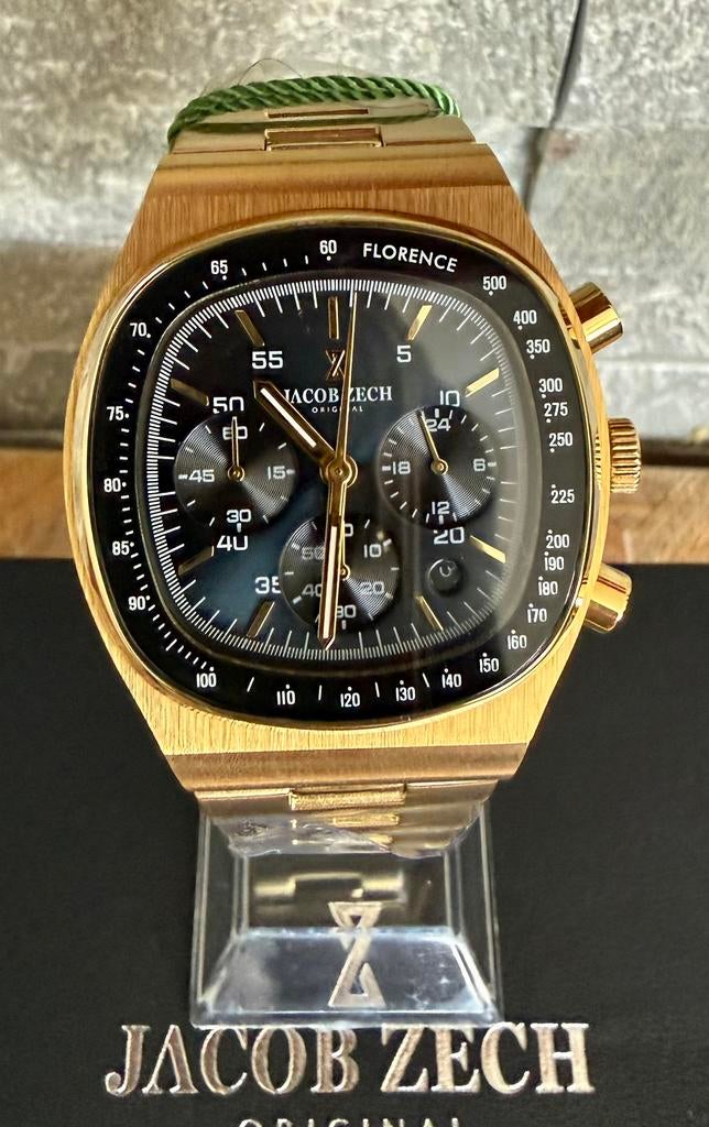 JACOB ZECH FLORENCE SPORTS CHRONO VAUT399€! 💯%NOUVEAU !, Enlèvement ou Envoi, Neuf