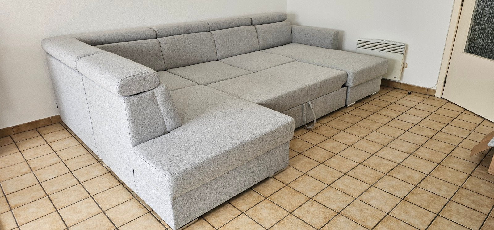 Canapé 5 places coin droit et gauche (extensible), Maison & Meubles, Canapés | Salons, Autres dimensions, 150 cm ou plus, Comme neuf