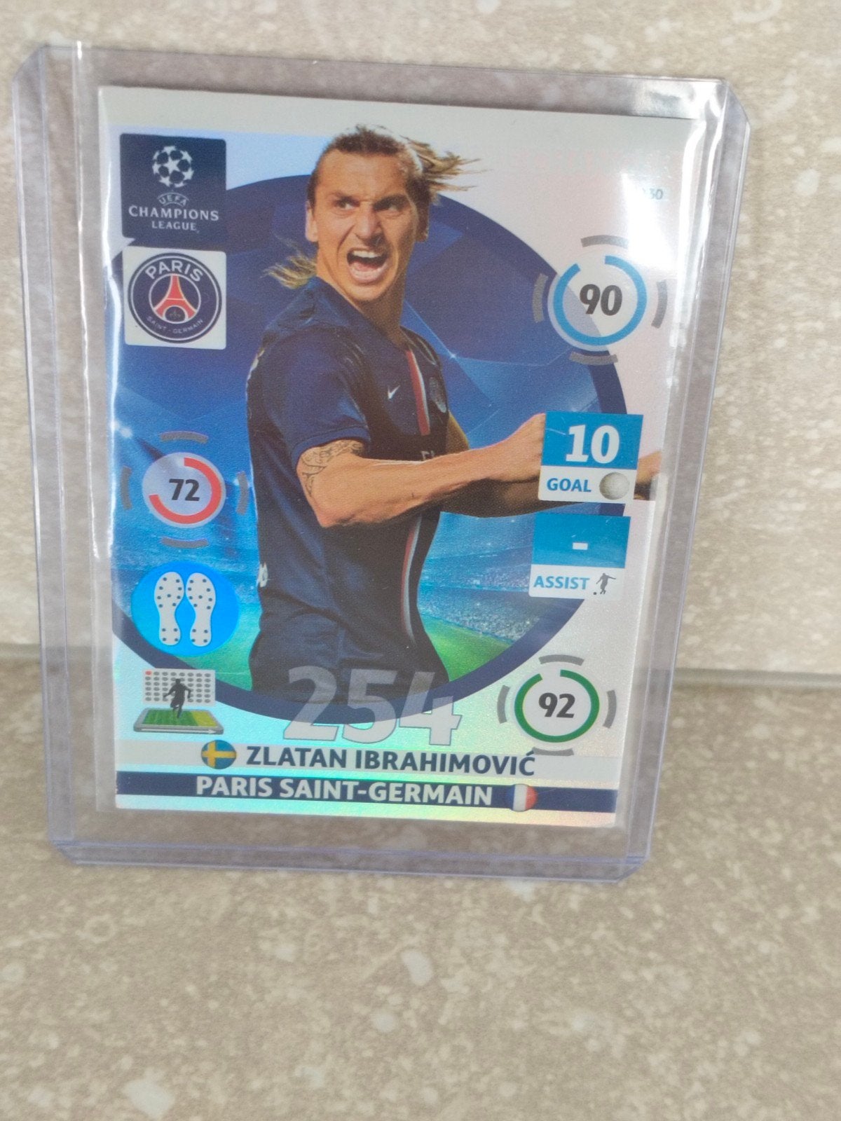 Zlatan Ibrahimovic Panini kaart Champions League 2014-2015, Enlèvement ou Envoi