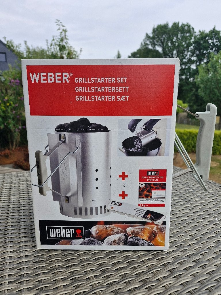 Cheminée d'allumage pour barbecue, Tuin en Terras, Barbecue-accessoires, Ophalen, Gebruikt, Weber