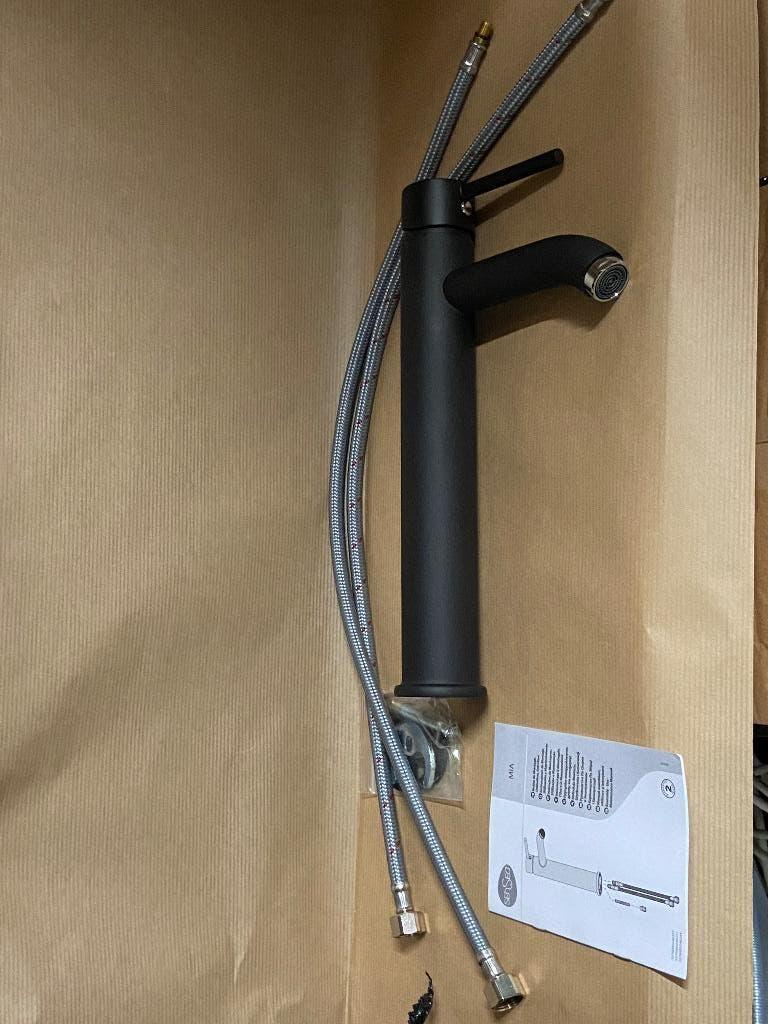 Nouveau mitigeur/robinet/robinet pour lavabo à poser - noir., Bricolage & Construction, Sanitaire, Enlèvement, Neuf, Robinet