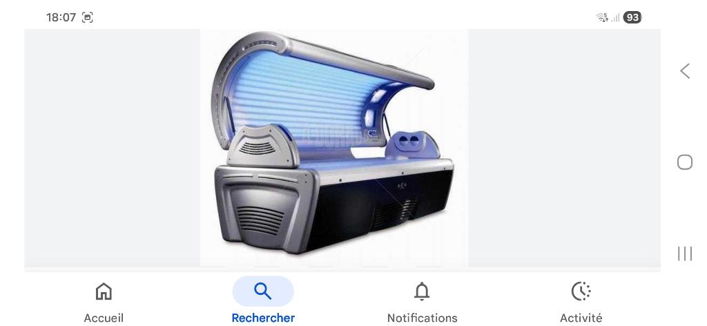 Lumina Pro zonnebank, Elektronische apparatuur, Zonnebanken en Gezichtsbruiners, Zo goed als nieuw, Zonnebank dubbelzijdig, Ophalen