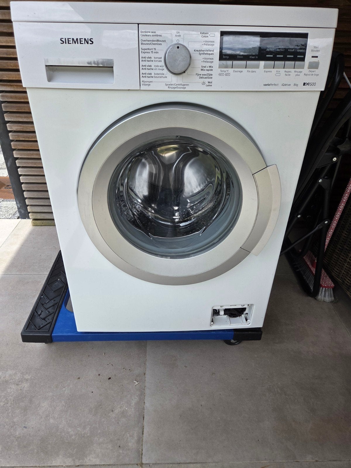 Wasmachine Siemens, Ophalen
