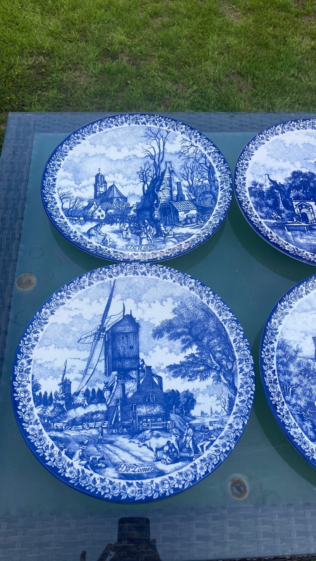 De 4 seizoenen delfts blauw, Ophalen