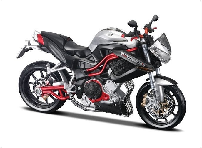 Modelmotor Benelli Tornado Naked Tre Titanium 1:12, Ophalen, Nieuw, Motoren