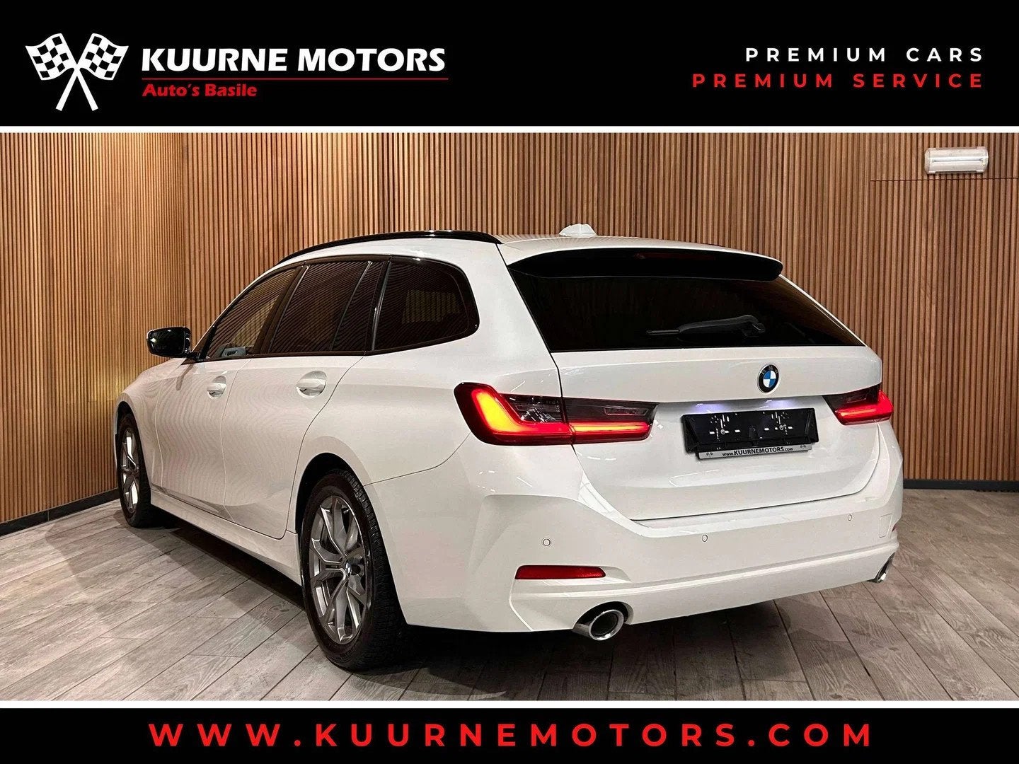 BMW 3 Serie 316 dA Touring Sportline Led/Pdc/Gps/SportZet/Ca, Auto's, 122 pk, Zwart, 4 cilinders, Wit