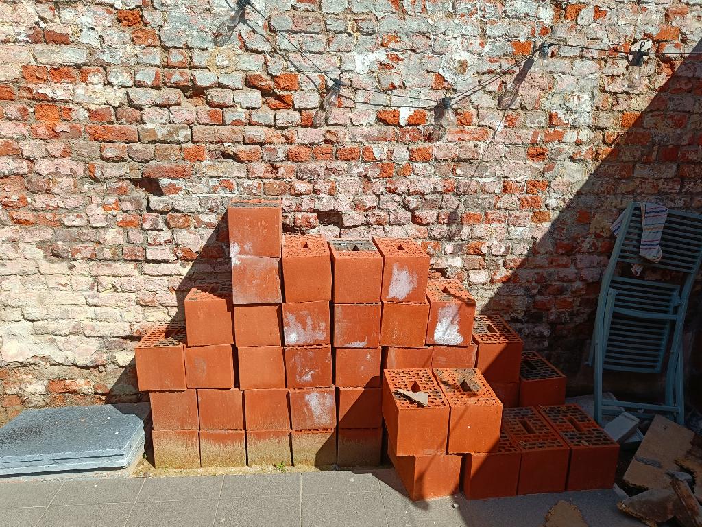 Snelbouw bakstenen 45 stuks 29x9x9, Ophalen, Nieuw, Bakstenen