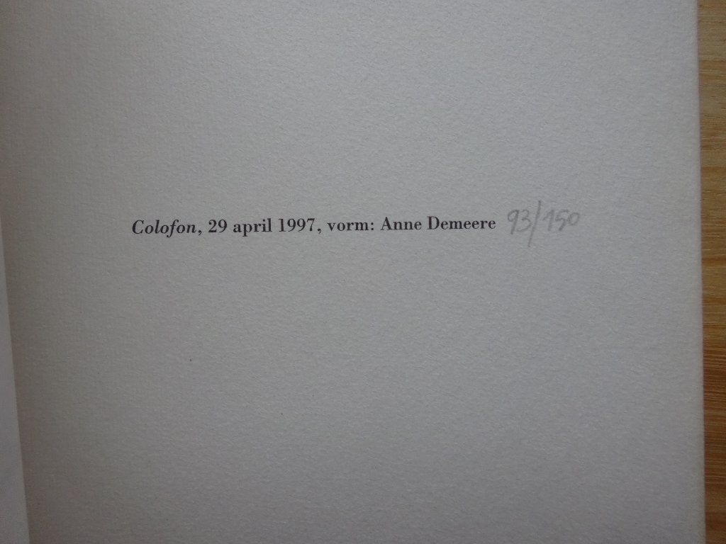 Eer aan een heer, herinnering aan Werner Lagae 1997, Ophalen of Verzenden, Zo goed als nieuw, Schilder- en Tekenkunst