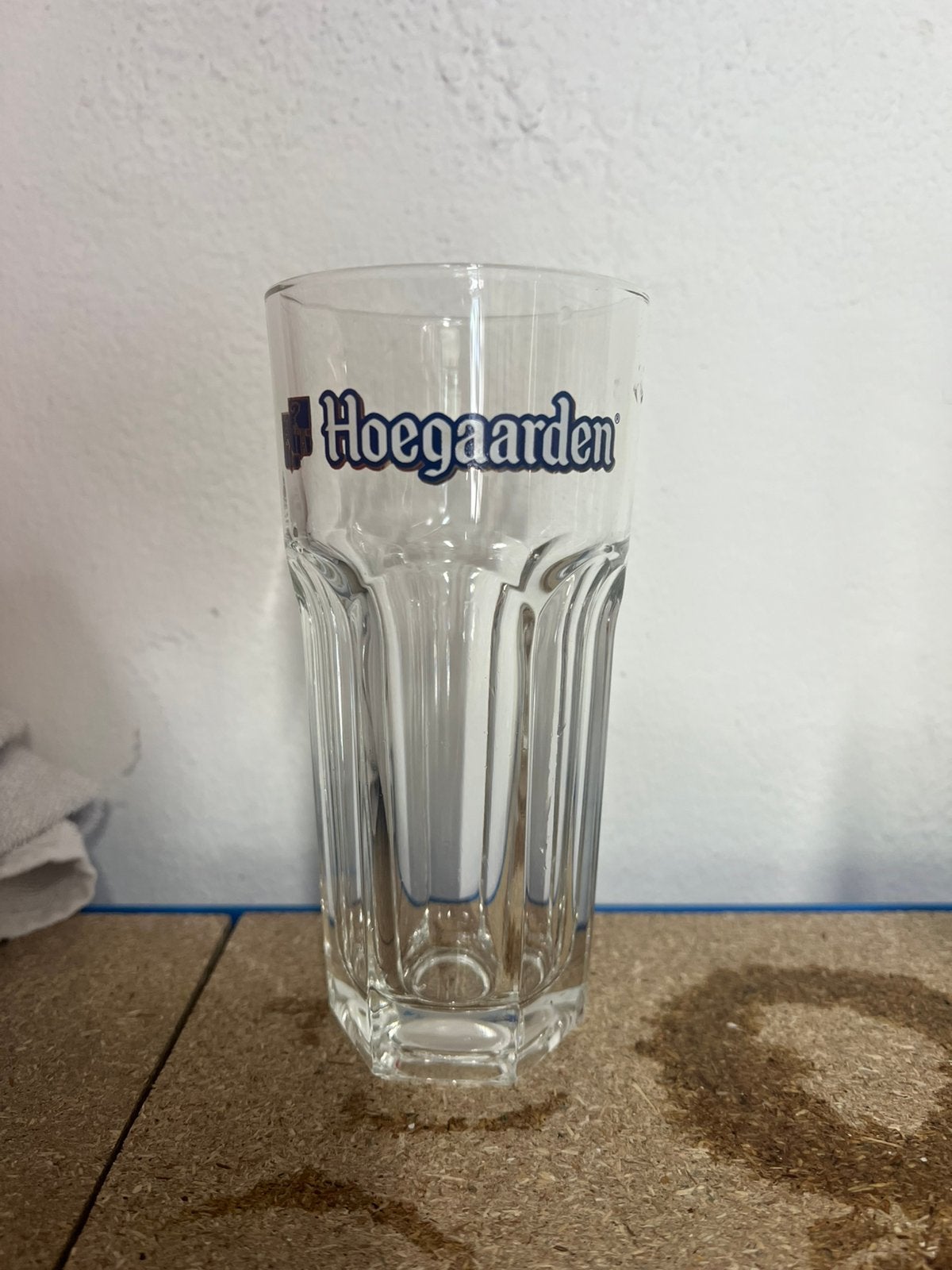 6 hoegaarden glazen, Ophalen of Verzenden, Zo goed als nieuw