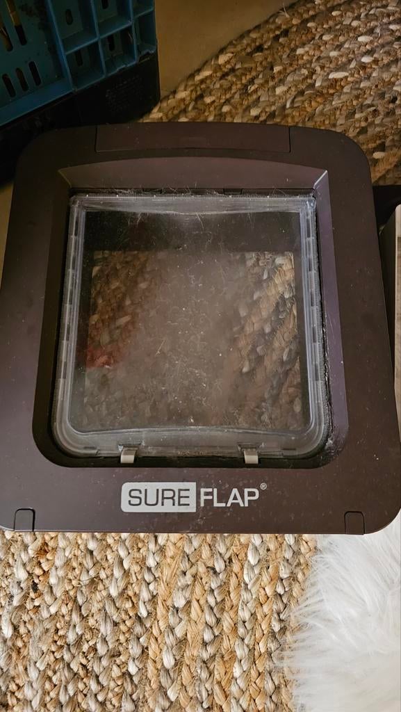 XL-kattenluik - Sure Flap - automatisch te openen, Dieren en Toebehoren, Katten-accessoires, Zo goed als nieuw, Ophalen of Verzenden
