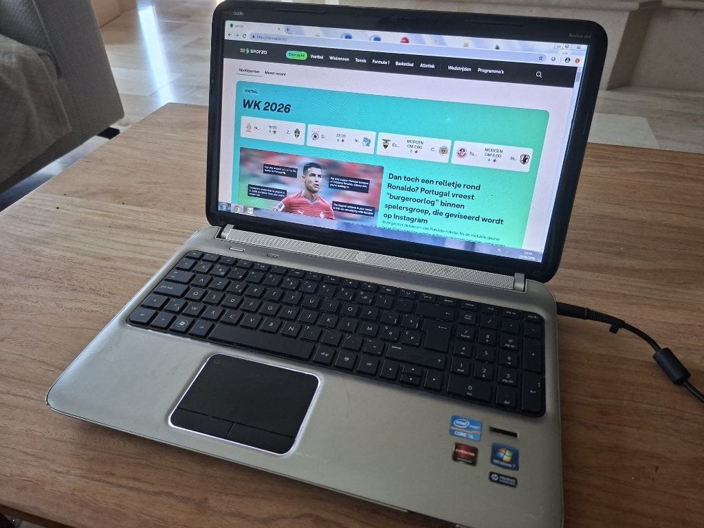 HP Pavilion dv6 laptop met oplader, Ophalen, Gebruikt, HP