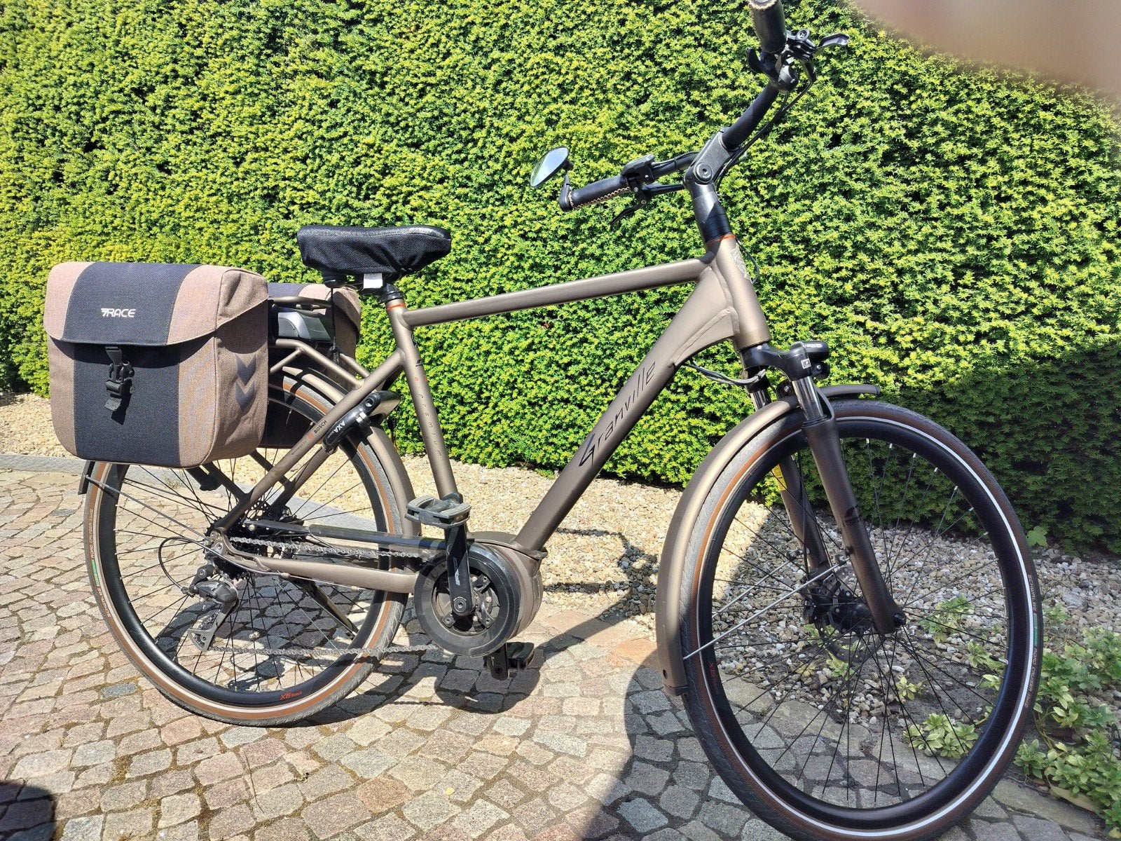 Elektrische herenfiets Grandville in perfecte staat, Fietsen en Brommers, Elektrische fietsen, Ophalen