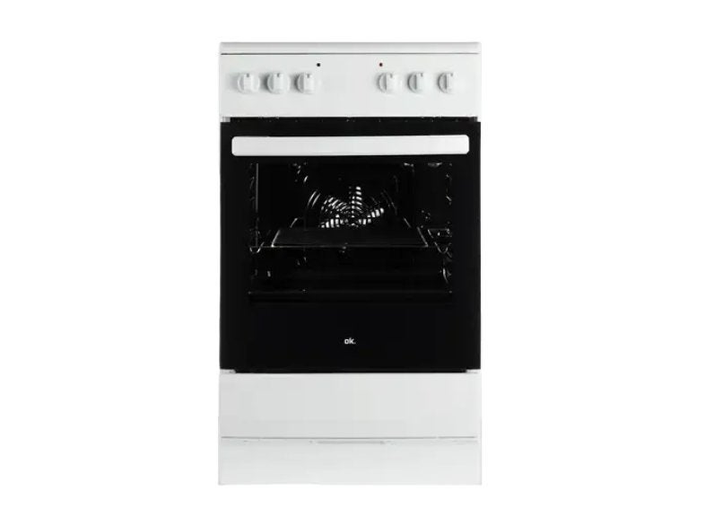 Elektrisch fornuis - NIEUW IN DOOS - €250, Ophalen, 4 kookzones, Energieklasse A of zuiniger, 85 tot 90 cm