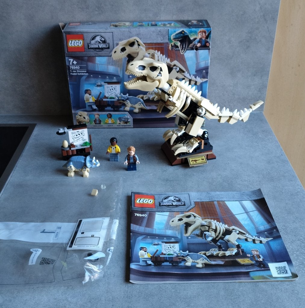 lego jurassic world 76940 dinosaurusfossiel van T. rex, Jurassic World, Lego, Ophalen of Verzenden, Zo goed als nieuw