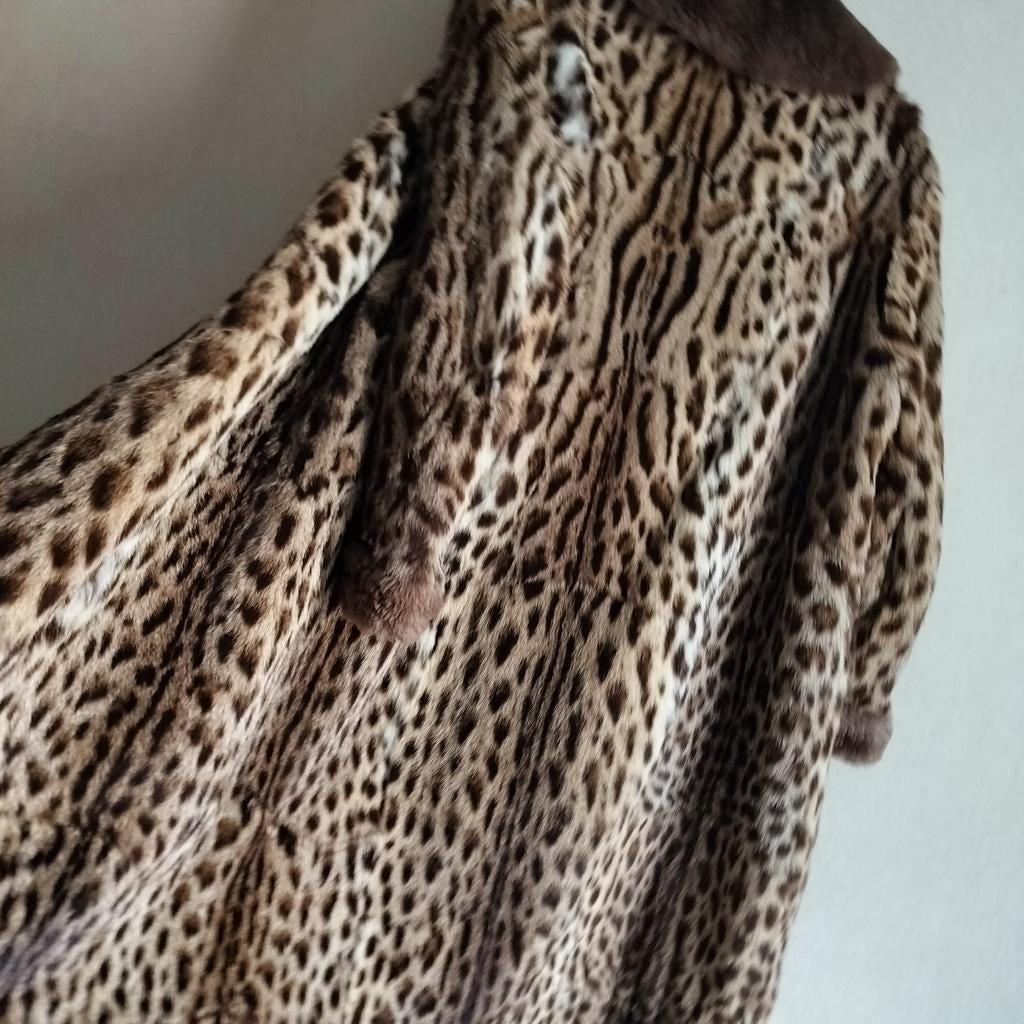 Bontjas luipaard, Kleding | Dames, Jassen | Winter, Ophalen, Maat 42/44 (L)