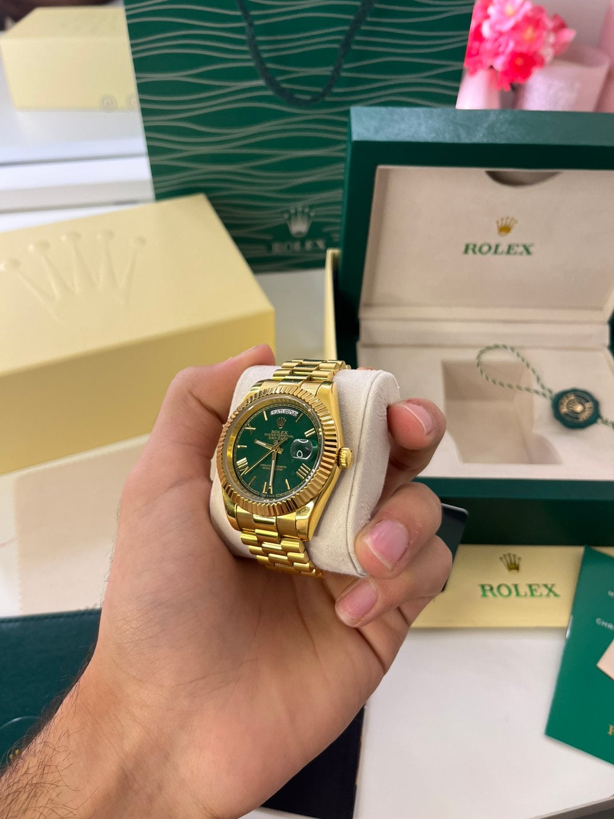 Date de la Journée Rolex, Bijoux, Sacs & Beauté, Montres | Hommes, Rolex, Or, Enlèvement, Acier