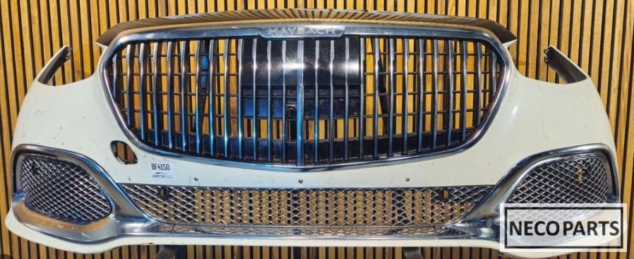 MERCEDES S KLASSE W223 MAYBACH VOORBUMPER COMPLEET ORIGINEEL, Gebruikt, -, Voor, Ophalen of Verzenden