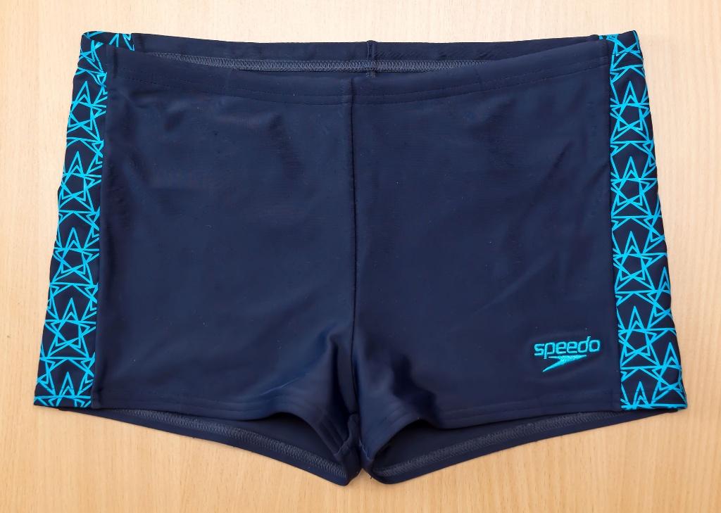 Blauwe zwembroek Speedo, maat 11-12 jaar, Gebruikt, Ophalen of Verzenden, Speedo, Maat 146