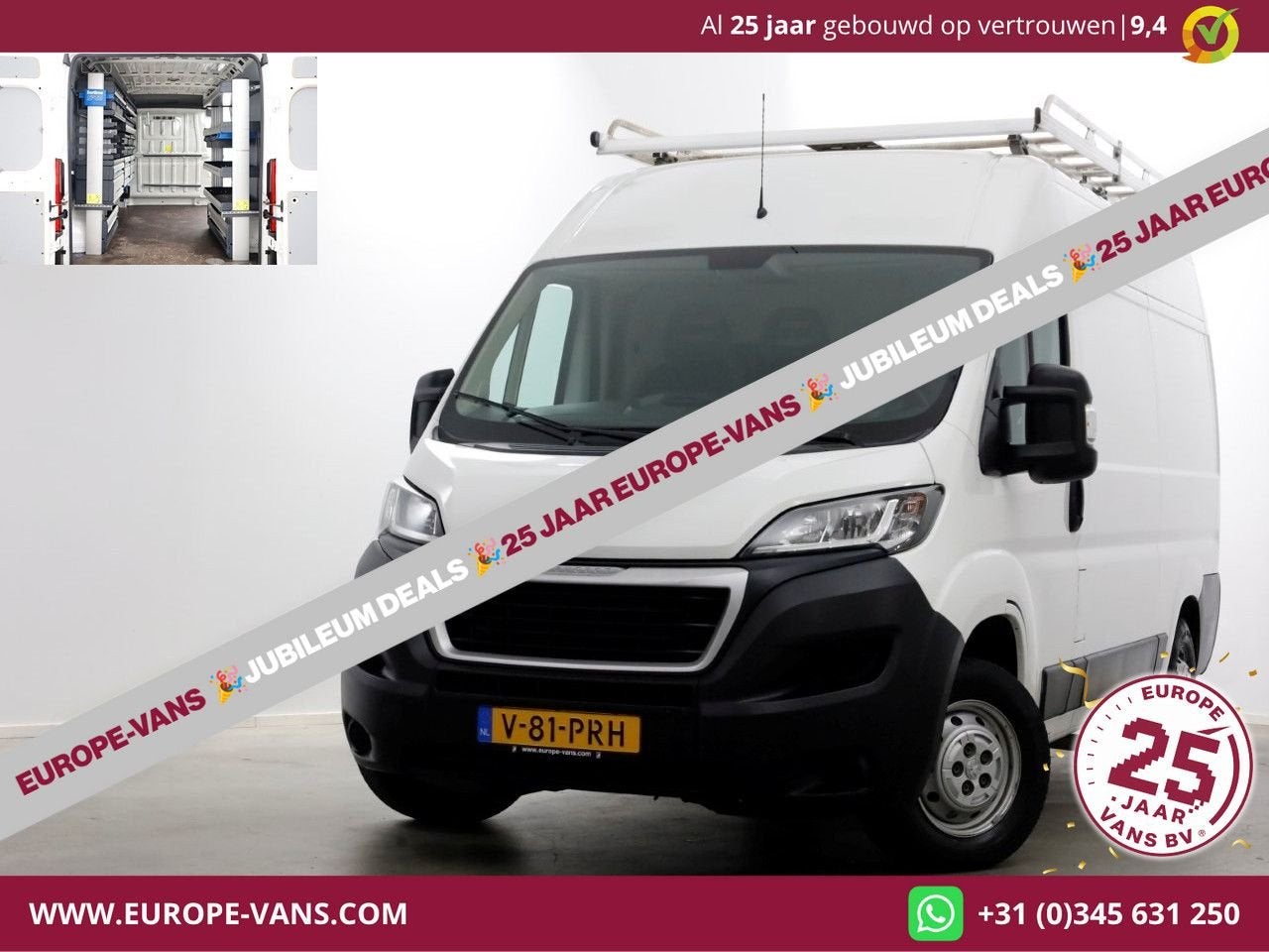 Peugeot Boxer 335 2.0 BlueHDI 130pk L2H2 Premium Airco/Navi/, Autos, Camionnettes & Utilitaires, Achat, Entreprise, Diesel, Blanc