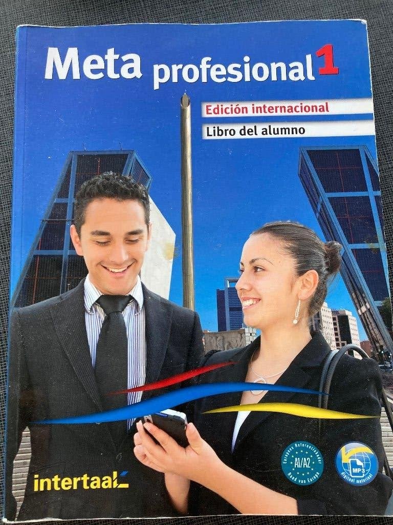 Studieboek Meta profesional 1 Spaans, Enlèvement ou Envoi, Utilisé, Enseignement supérieur, Intertaal