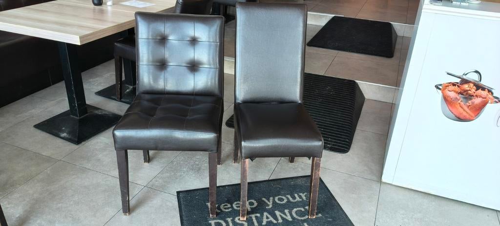 Bruine Interieur stoelen, Ophalen, Leer